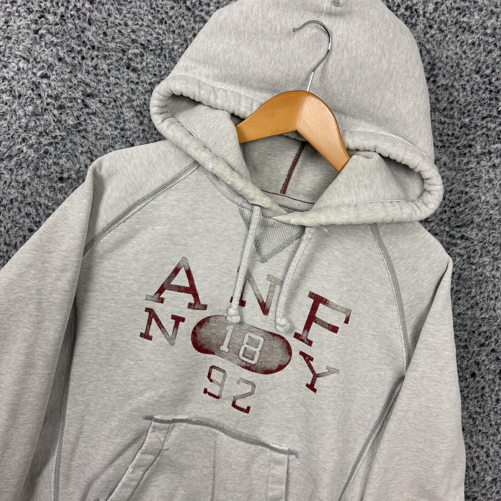 Vintage Y2K Abercrombie & Fitch Hoodie Mens Small Heavy Sweatshirt Pullover